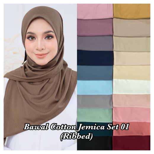 Bawal Cotton Ribbed Jemica 